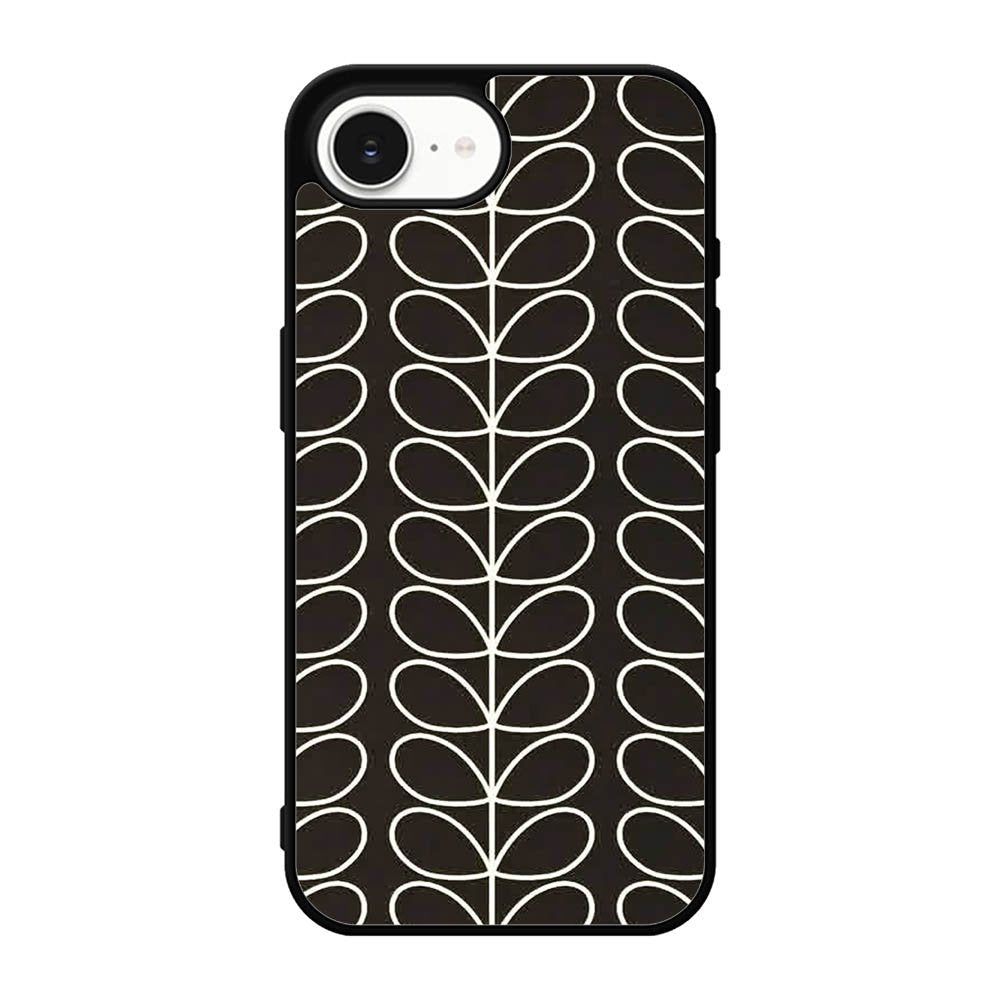 Pattern Orla Kiely Black iPhone 17e Case BC1821