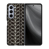 Pattern Orla Kiely Black Case Samsung Galaxy z Fold 5 5G BC1821