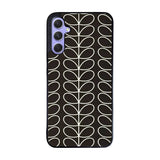 Pattern Orla Kiely Black Case Samsung Galaxy A55 5G BC1821