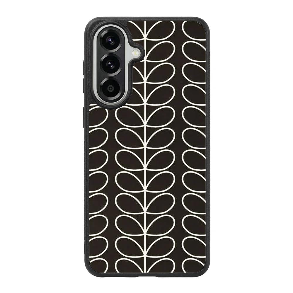Pattern Orla Kiely Black Samsung Galaxy A57 Case BC1821