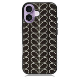 Pattern Orla Kiely Black iPhone 17 Case BC1821