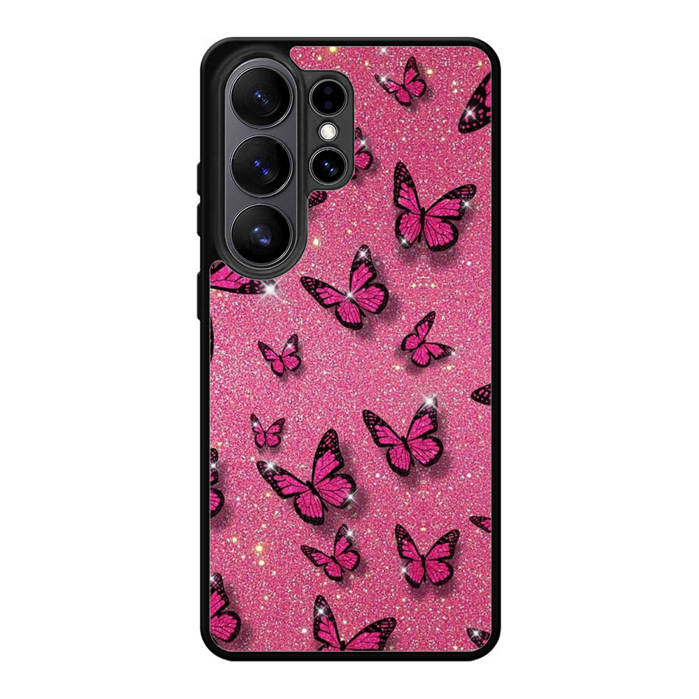 Butterfly Glitter Samsung Galaxy S26 Plus Case DC0277