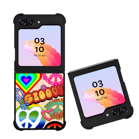 60S PEACE SIGN Case Samsung Galaxy Z Flip 5 5G BC3075