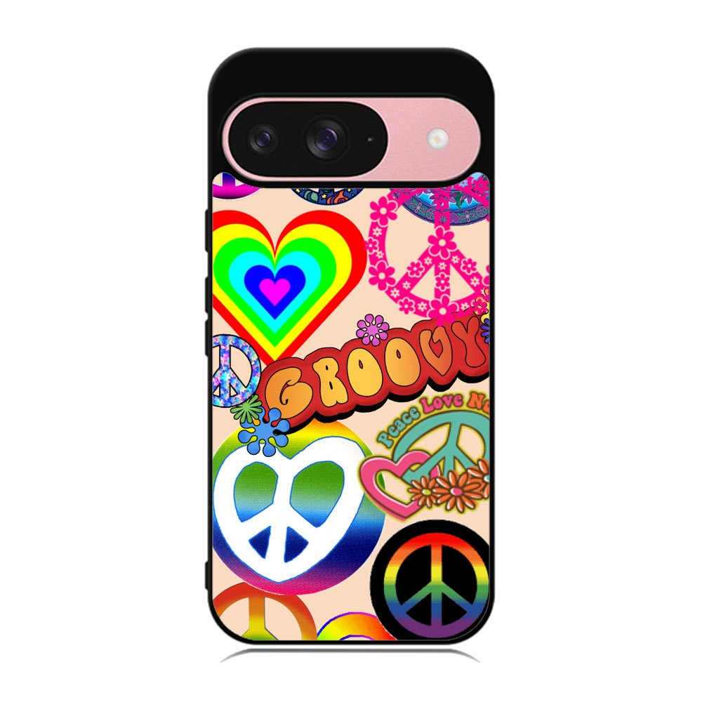 60S PEACE SIGN Case Google Pixel 9 BC3075