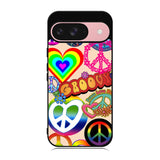 60S PEACE SIGN Case Google Pixel 9 BC3075