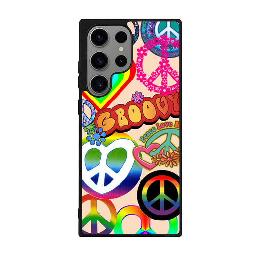 60S PEACE SIGN Case Samsung Galaxy S25 Ultra 5G BC3075