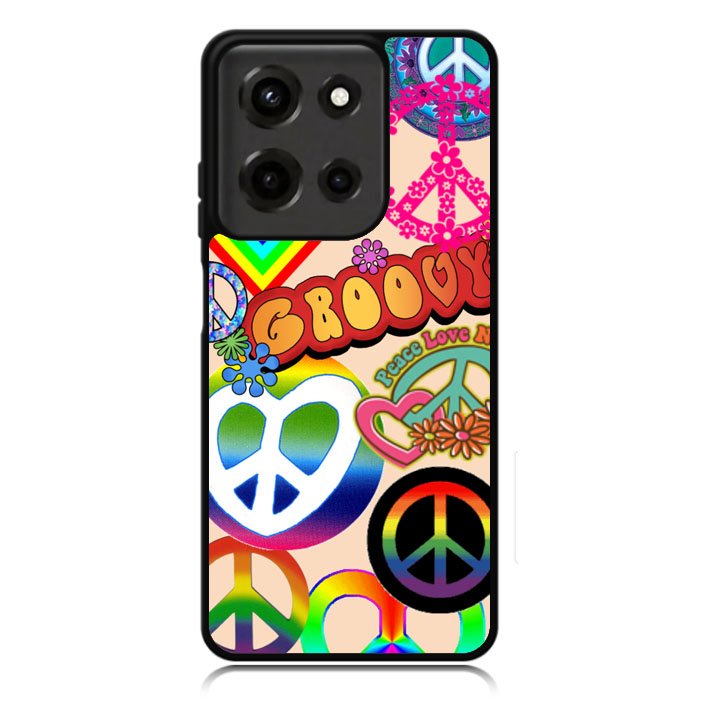 60S PEACE SIGN Motorola Moto G Power 5G 2025 Case BC3075