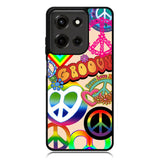 60S PEACE SIGN Motorola Moto G Power 5G 2025 Case BC3075