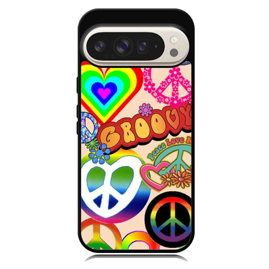 60S PEACE SIGN Google Pixel 10 | Google Pixel 10 Pro Case BC3075