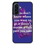 Alice In Wonderland Cheshire Cat Quote Letter Samsung Galaxy A17 5G Case BC3077