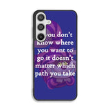 Alice In Wonderland Cheshire Cat Quote Letter Samsung Galaxy A26 5G Case BC3077