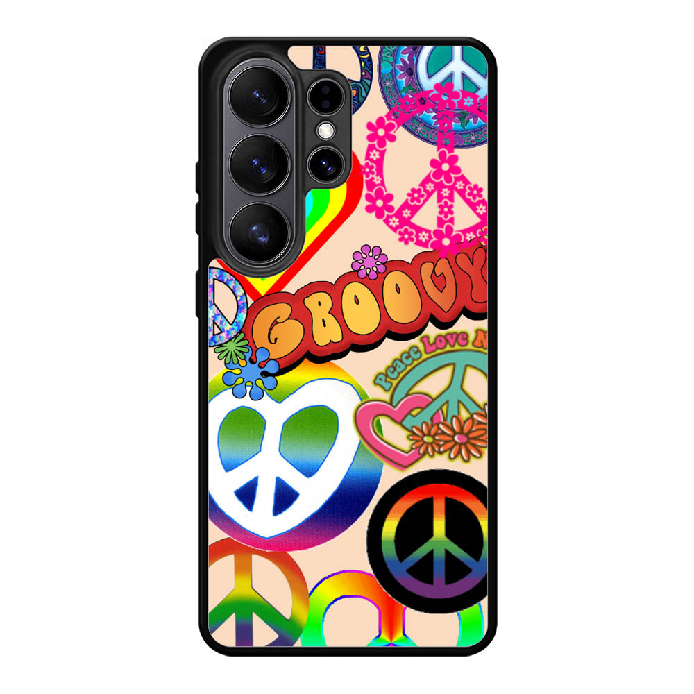 60S PEACE SIGN Samsung Galaxy S26 Ultra Case BC3075