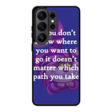 Alice In Wonderland Cheshire Cat Quote Letter Samsung Galaxy S26 Ultra Case BC3077