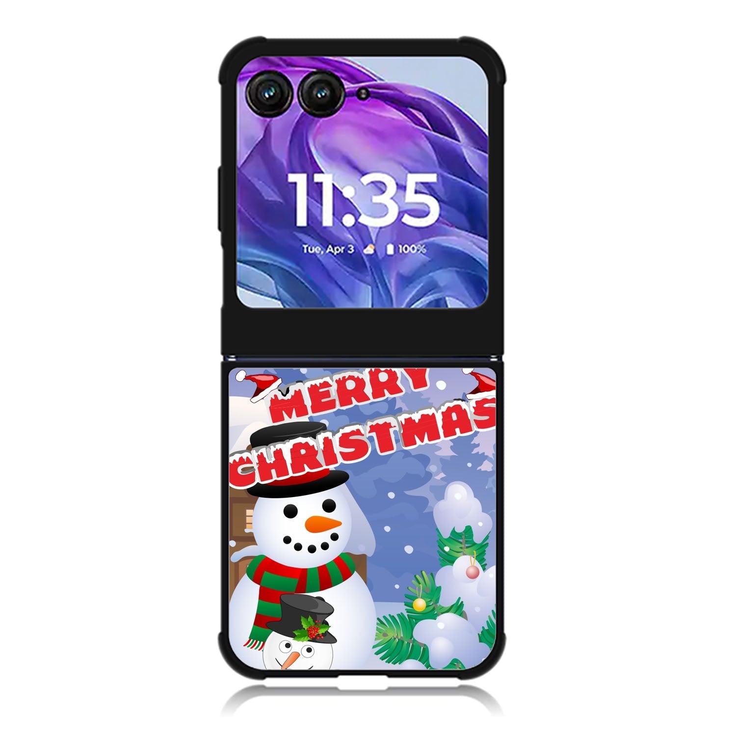 Christmas Snowman Gift Motorola Moto Razr 2024 , Moto Razr 50 Case FE3082