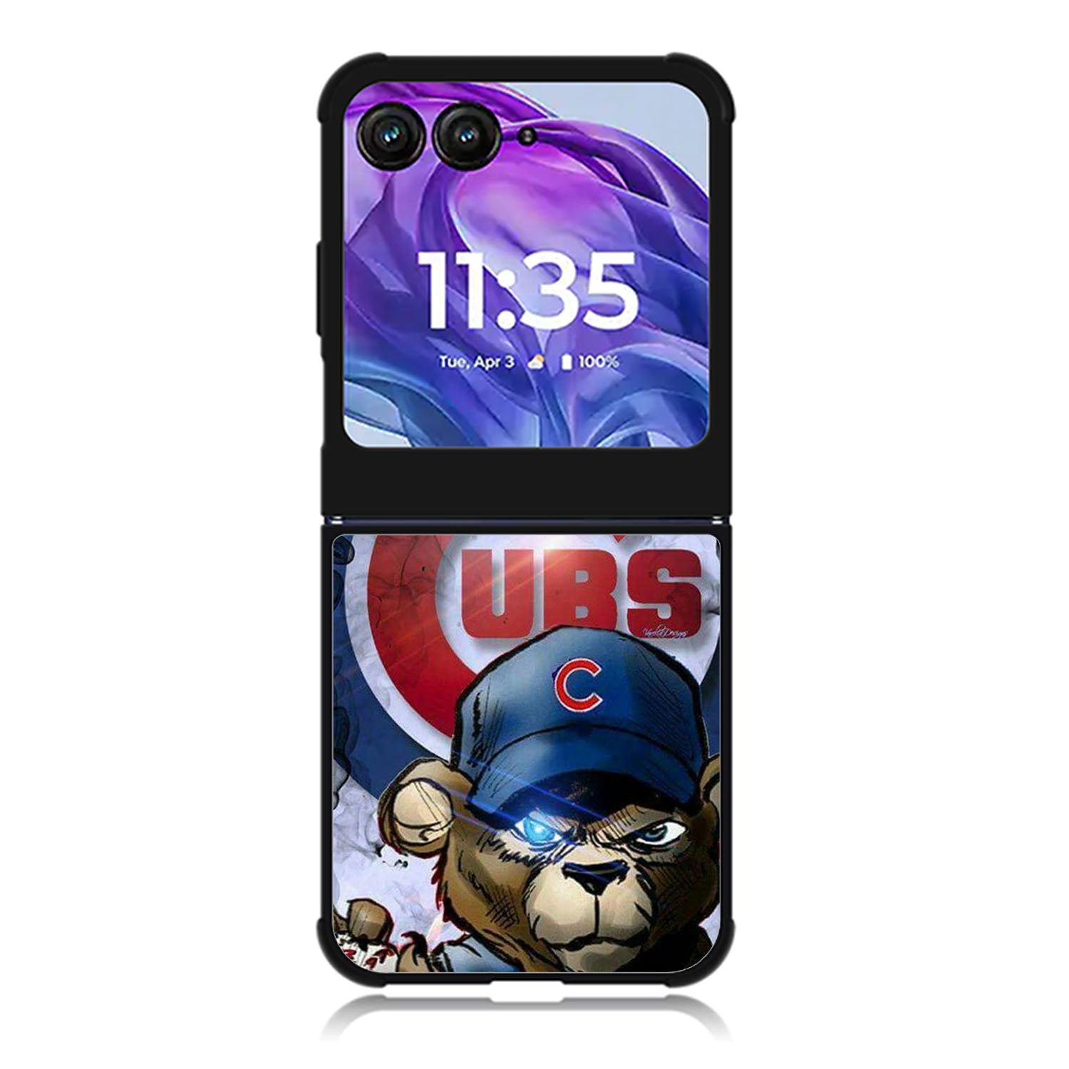 CUBS POWER Motorola Moto Razr Plus 2025/2024 Case, Moto Razr 50 Ultra 5G BC1541
