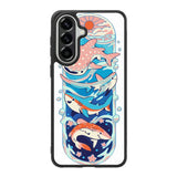 Cute Shark Samsung Galaxy A57 Case FE0198