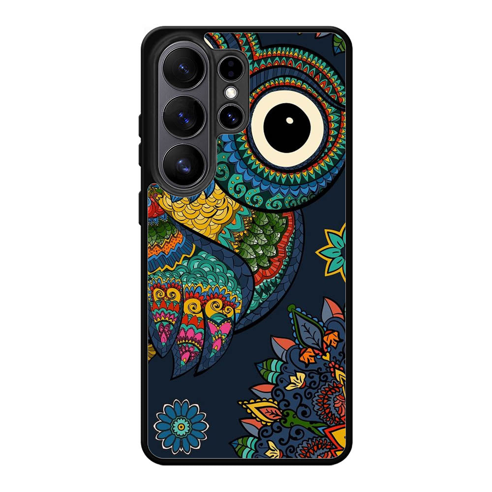 Owl Mandala Samsung Galaxy S26 Ultra Case FE0481