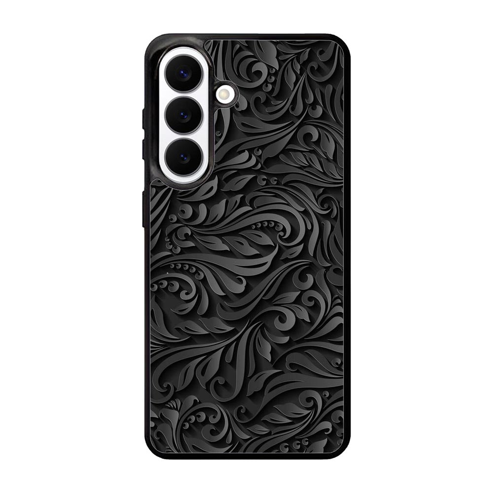 Black Flower Samsung Galaxy S26 Case FE0101