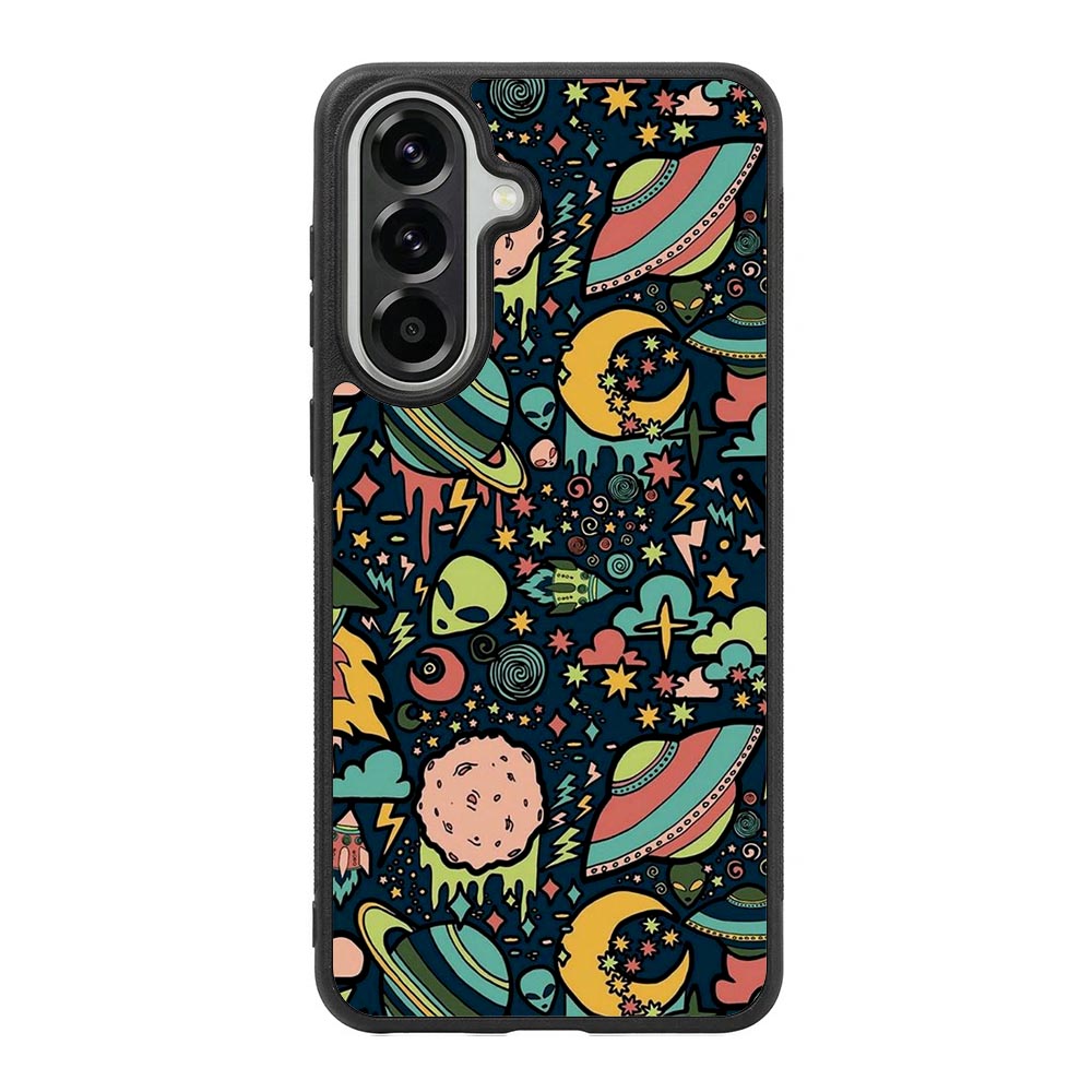 Alien Space Pattern Samsung Galaxy A57 Case FE0023