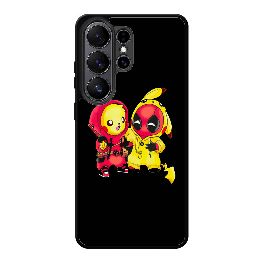 Pikachu Pokemon And Deadpool Samsung Galaxy S26 Plus Case DC1431