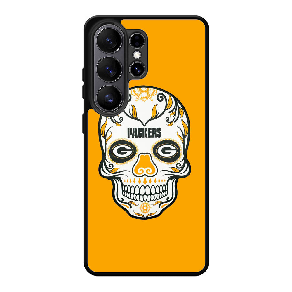 Green Bay Packers Skull X00391 Samsung Galaxy S26 Ultra Case