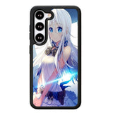 Blue Eyes Anime Girl X00473 Samsung Galaxy S24 5G Case