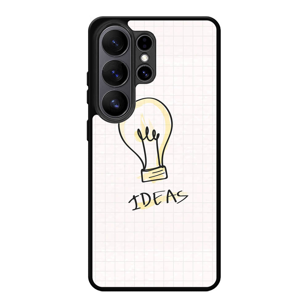 light bulb doodle X00625 Samsung Galaxy S26 Ultra Case
