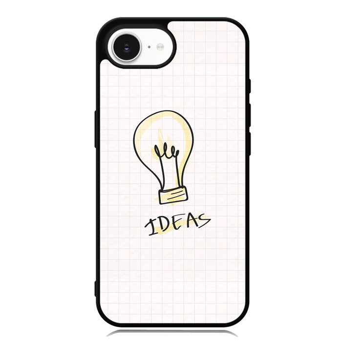 light bulb doodle X00625 iPhone 16e Case