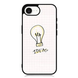 light bulb doodle X00625 iPhone 16e Case