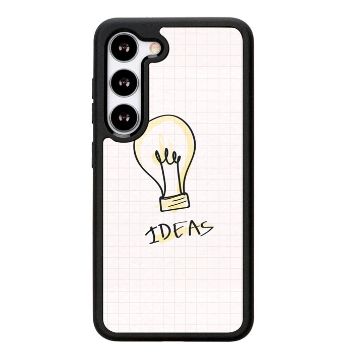 light bulb doodle X00625 Samsung Galaxy S24 5G Case