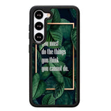 Gold rectangle frame X00628 Samsung Galaxy S24 Plus 5G , Samsung Galaxy S24+ 5G Case