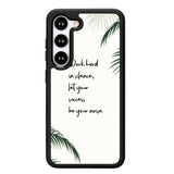 Frame with palm X00629 Samsung Galaxy S24 Plus 5G , Samsung Galaxy S24+ 5G Case