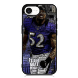 ray lewis X02228 iPhone 16e Case