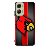 university of louisville cardinal X02134 Motorola Moto G Stylus 5G 2024 Case