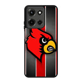 university of louisville cardinal X02134 Motorola Moto G 5G 2025 Case