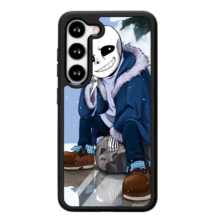 undertale sans cute X02074 Samsung Galaxy S25 5G Case