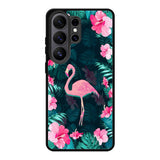 Flamingo And Flowers Samsung Galaxy S26 Plus Case DC0646