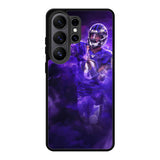 Lamar Jackson Smoke Samsung Galaxy S26 Plus Case DC1006