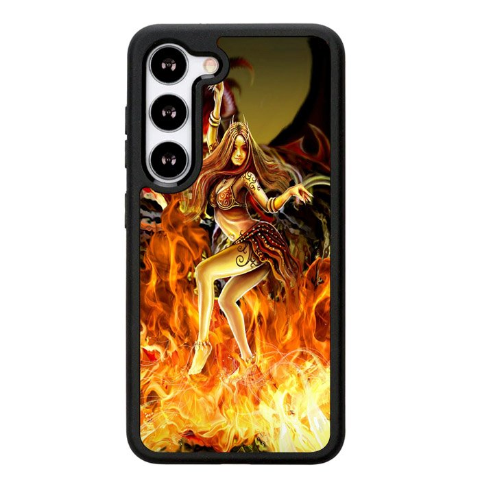 fire women X1048 Samsung Galaxy S25 Plus 5G , Samsung Galaxy S25+ 5G Case