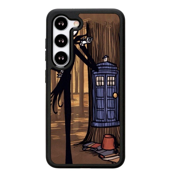Jack Skellington Tardis X1077 Samsung Galaxy S25 Plus 5G , Samsung Galaxy S25+ 5G Case