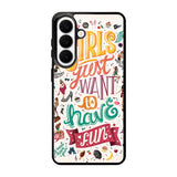 Girls Just Want To Have Fun X1138 Samsung Galaxy S26 Case