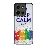Keep Calm and imagine X1245 Motorola Moto G 5G 2025 Case