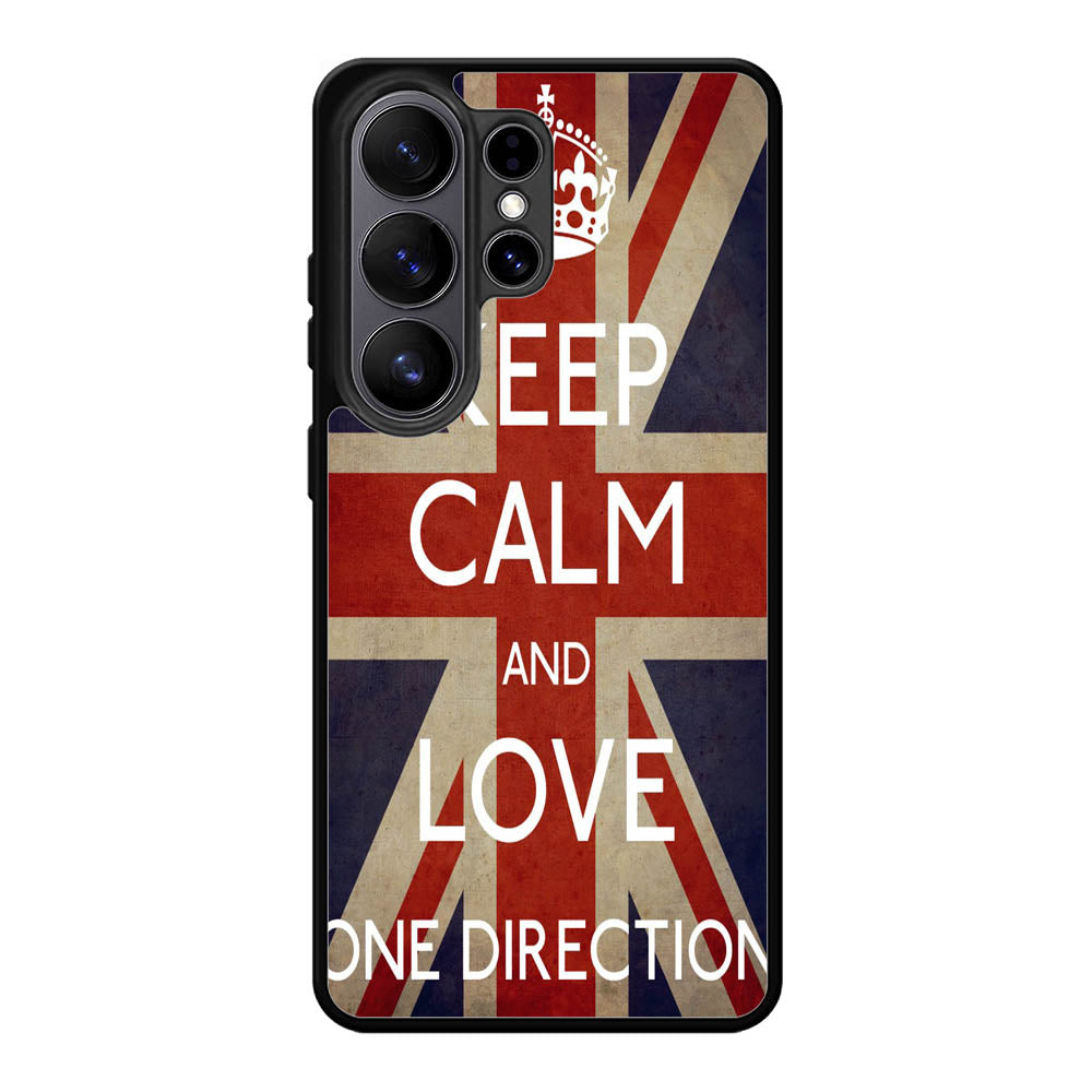 Keep Calm and Love 1D X1244 Samsung Galaxy S26 Ultra Case