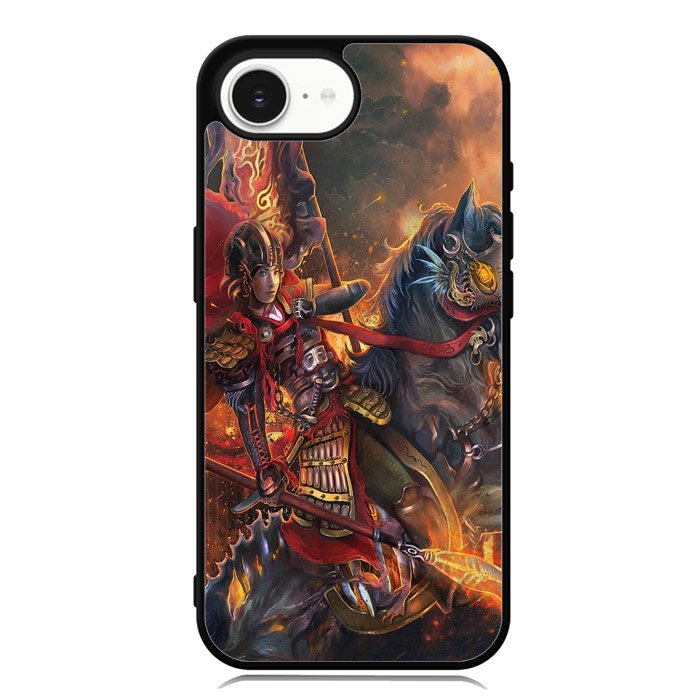 Horse Knight Warrior Painting X1551 iPhone 16e Case