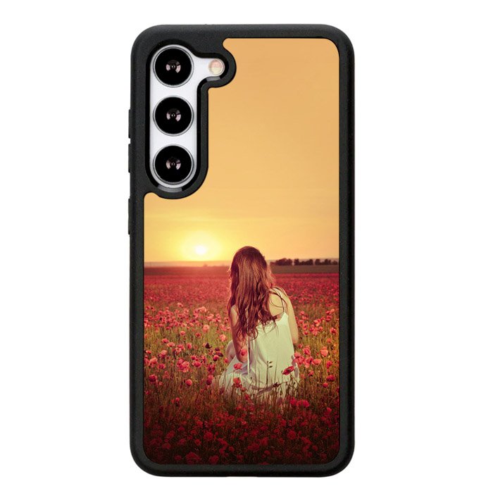 Girl In Red Flowers X1710 Samsung Galaxy S25 Plus 5G , Samsung Galaxy S25+ 5G Case
