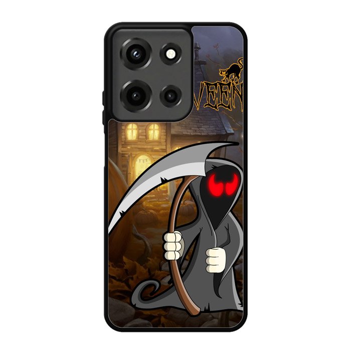 Orange Halloween Moon X2669 Motorola Moto G 5G 2025 Case