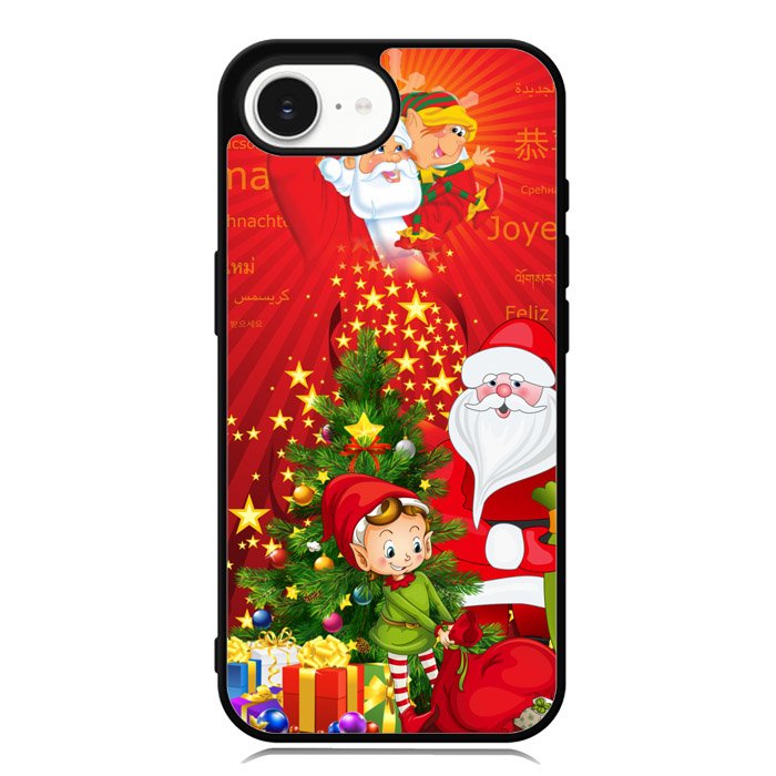 Funny Christmas Elf X2853 iPhone 16e Case