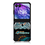 Miami Dolphins Logo Motorola Moto Razr 2024 , Moto Razr 50 Case FE0134