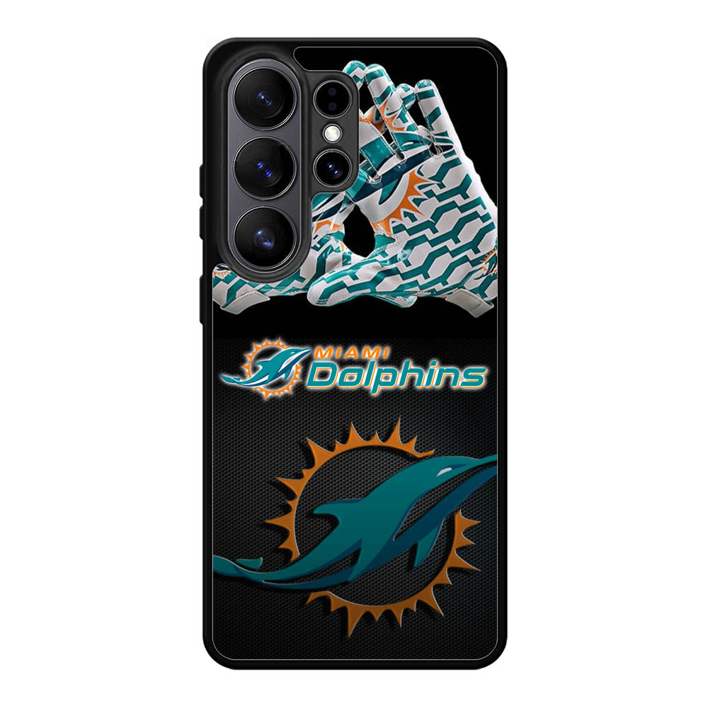 Miami Dolphins Logo Case Samsung Galaxy S26 Plus Case DC1133