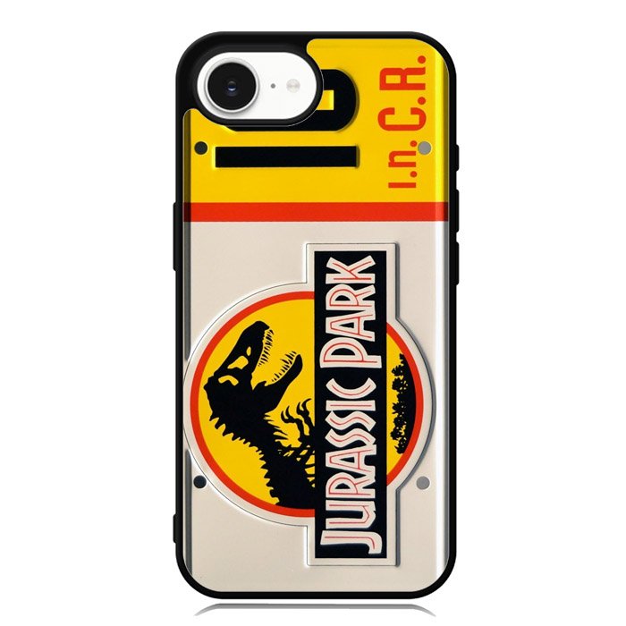 Jurassic Park Jeep License X4378 iPhone 16e Case